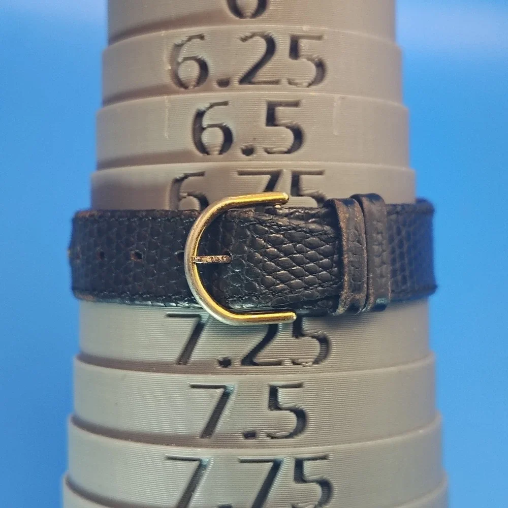 Rare Vintage‎ 1988 GUCCI Michelob Anheuser Busch Swiss Mens Watch Lizard Skin